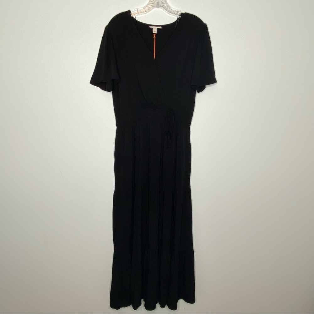 Knox Rose Tiered Surplice Front Maxi Dress - Picture 2 of 11